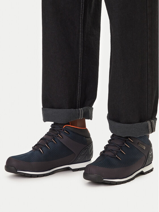 Timberland Trzewiki Euro Sprint Fabric Wp TB1A1QKA0191 Granatowy