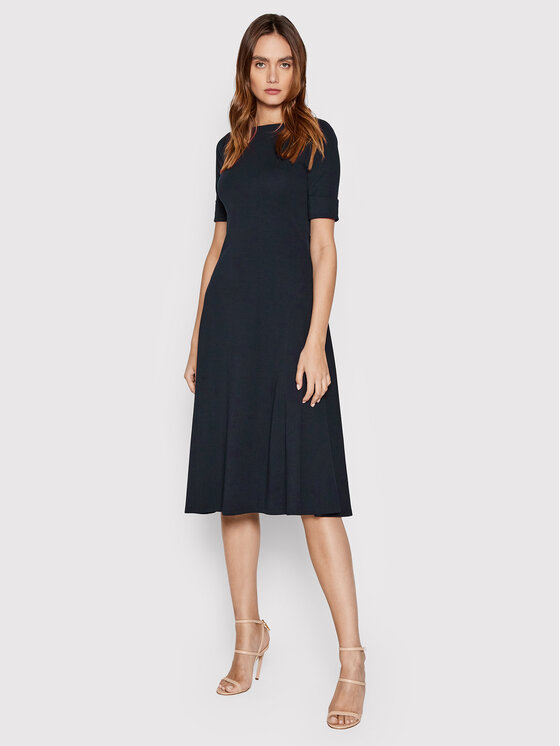 Lauren Ralph Lauren Sukienka codzienna 250863913002 Granatowy Regular Fit