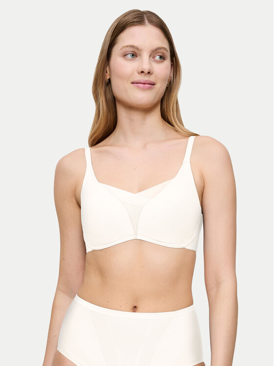 Triumph Biustonosz bezfiszbinowy Shape Smart 10209594 Kremowy