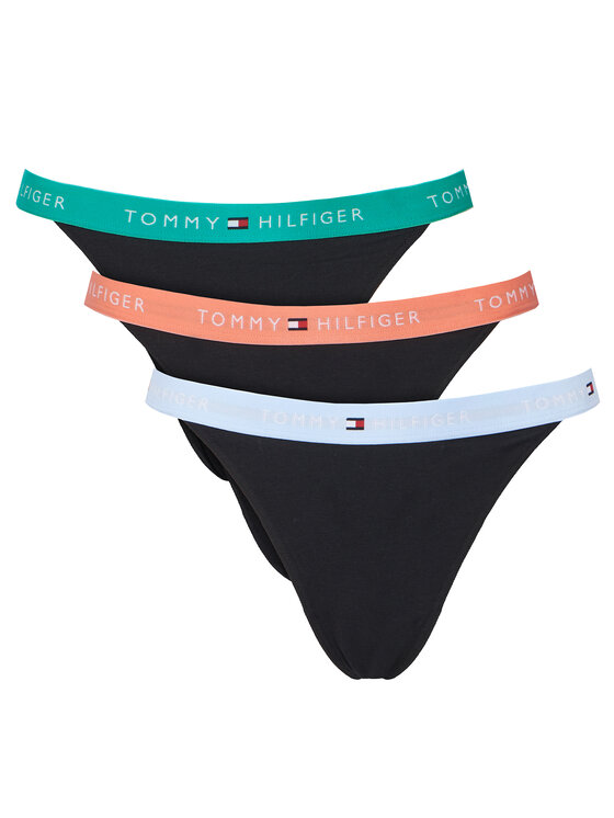 Tommy Hilfiger Komplet stringów UW0UW06518 Czarny