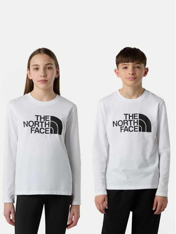 The North Face Bluzka Easy NF0A89J2 Biały Regular Fit
