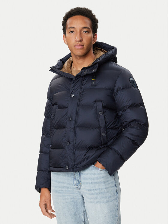 Blauer Kurtka puchowa Cliepper 26WBLUC03025 Granatowy Regular Fit