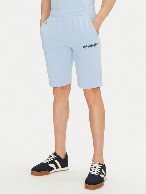 Polo Ralph Lauren Szorty sportowe 714966107002 Niebieski Regular Fit