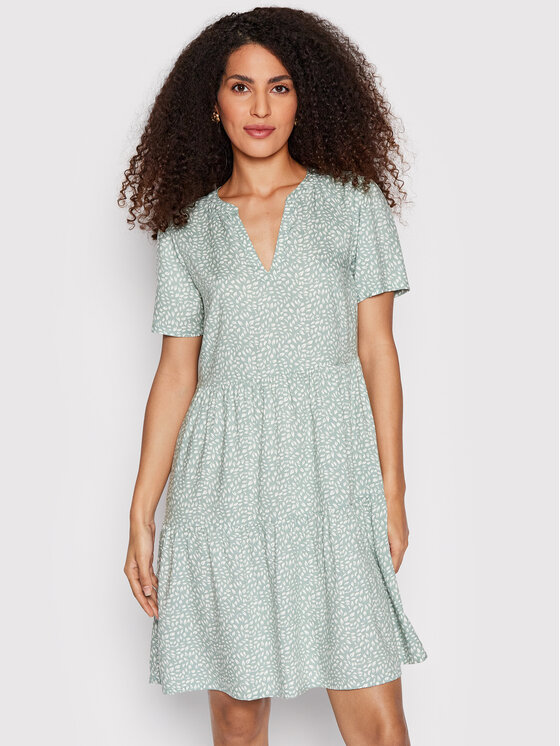 ONLY Sukienka codzienna Zally 15262674 Zielony Relaxed Fit