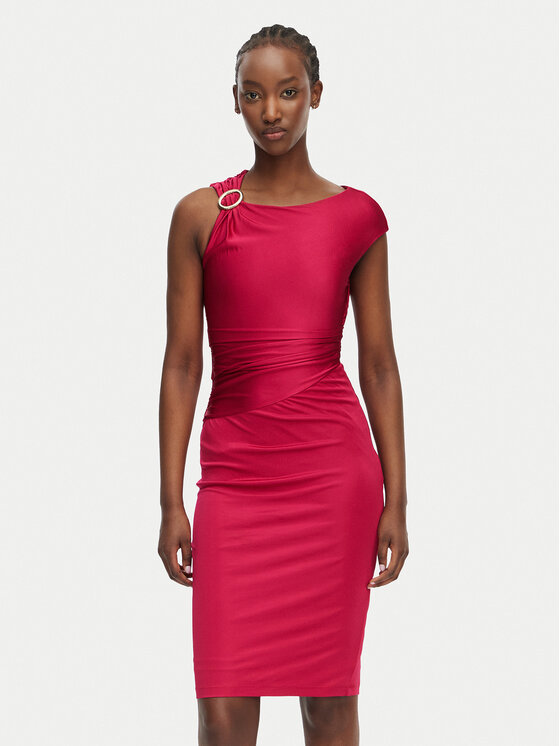 Marciano Guess Sukienka koktajlowa G6GK24 K3066 Różowy Slim Fit