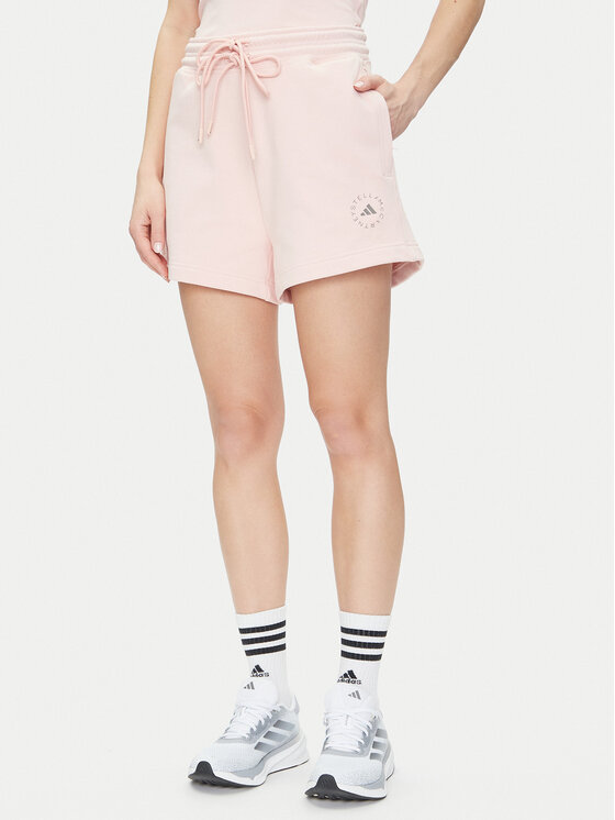 adidas by Stella McCartney Szorty sportowe True Casuals JI5060 Różowy Loose Fit
