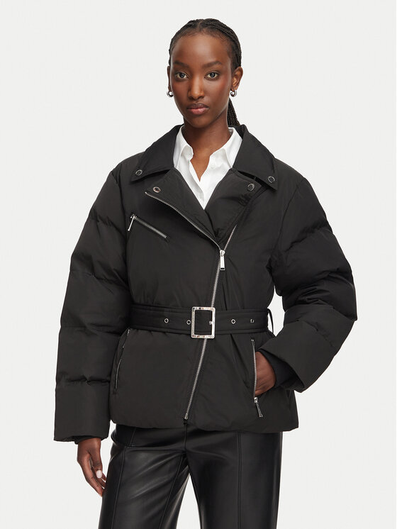 KARL LAGERFELD Kurtka zimowa B3W15028 Czarny Regular Fit