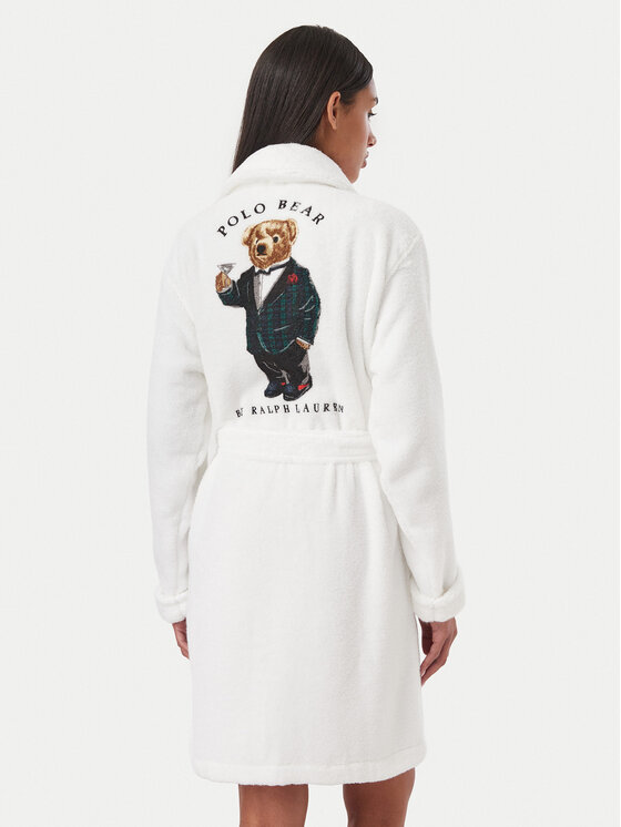 Polo Ralph Lauren Szlafrok 4P0396 Biały