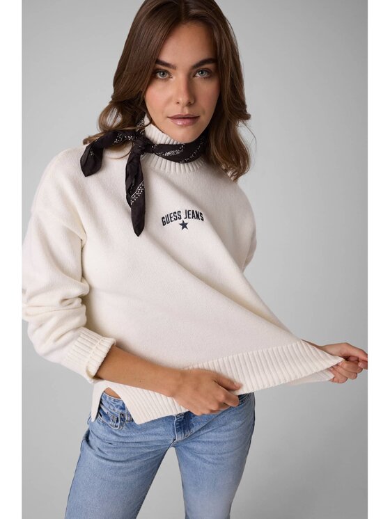 Guess Jeans Golf 184168 Biały Classic Fit
