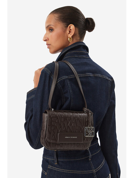 Armani Exchange Torebka XW001577 AF15774 U6032 Brązowy ciemny