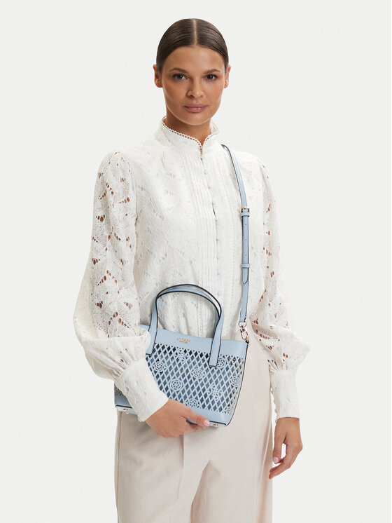 Guess Torebka Letty Mini HWPG99 11750 Niebieski jasny