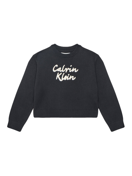 Calvin Klein Jeans Sweter IG0IG02971 M Czarny Regular Fit