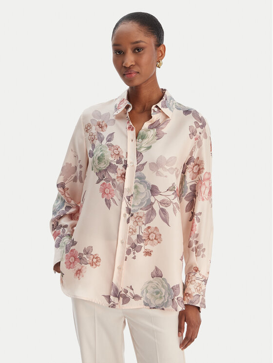 Marella Koszula Salve 2613111141 Różowy Relaxed Fit