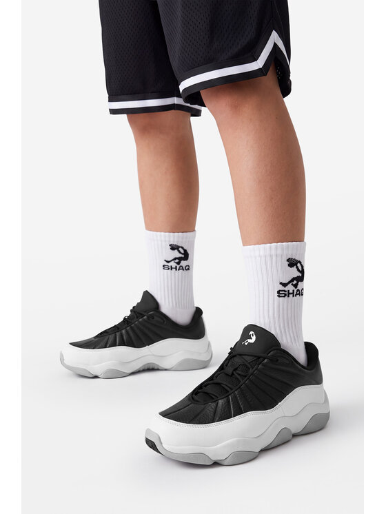 SHAQ Buty do koszykówki EO-NET LOW AQ95089B-BW Czarny