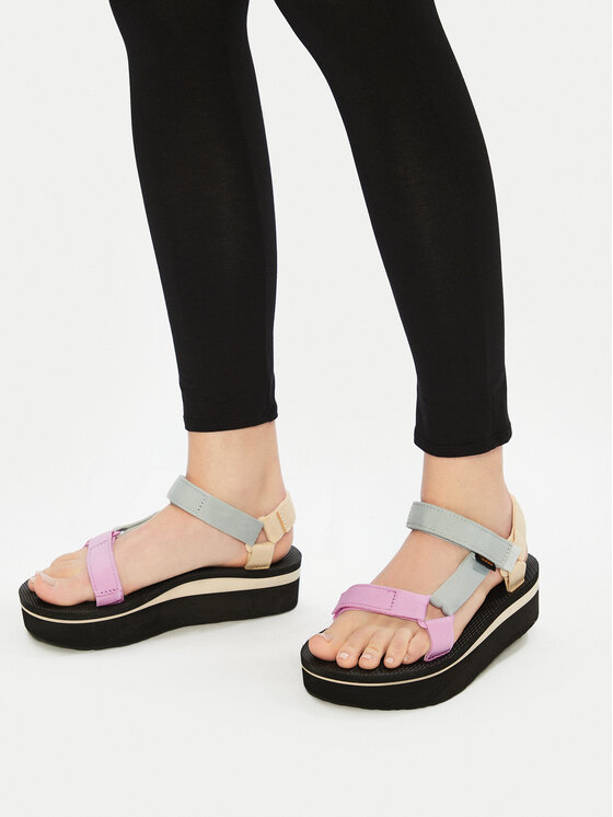 Teva Sandały Flatform Universal 1008844 Szary