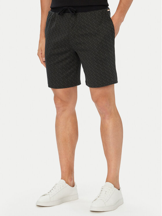 BOSS Szorty sportowe Relax 50535739 Czarny Regular Fit