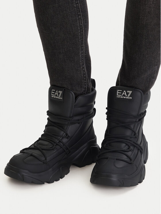 EA7 Emporio Armani Trzewiki 7X000335 AF18611 MC061 Czarny