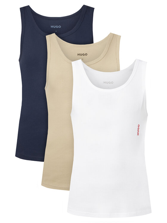 HUGO Komplet tank topów 50545681 Kolorowy Slim Fit