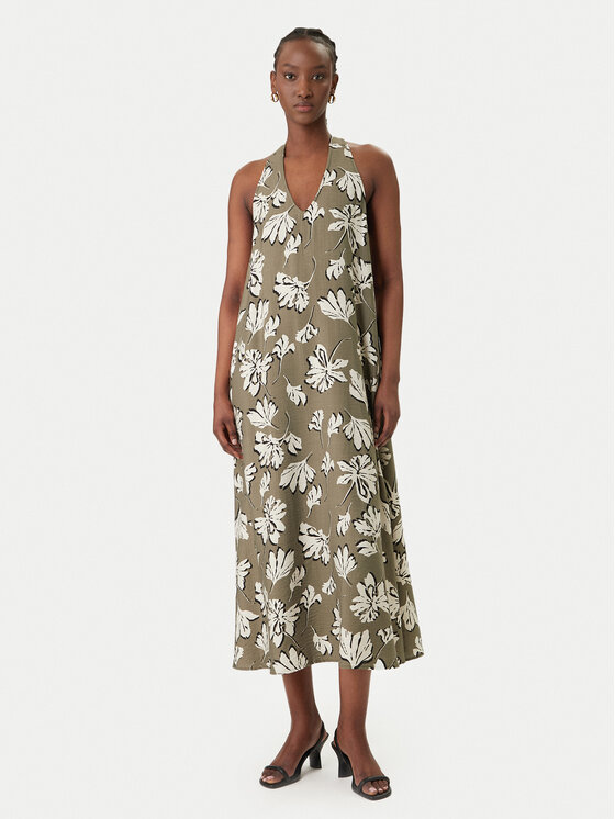 Vero Moda Sukienka letnia Jennifer 10341973 Zielony Regular Fit