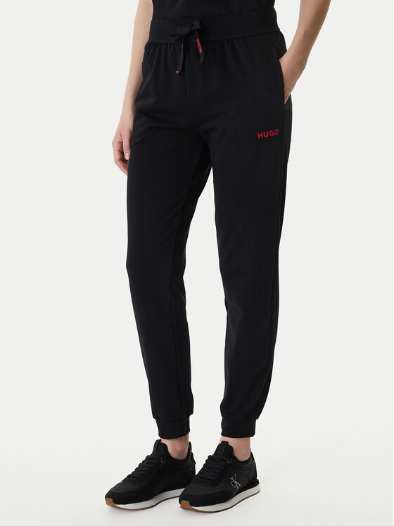 HUGO Spodnie dresowe 50556326 Czarny Regular Fit