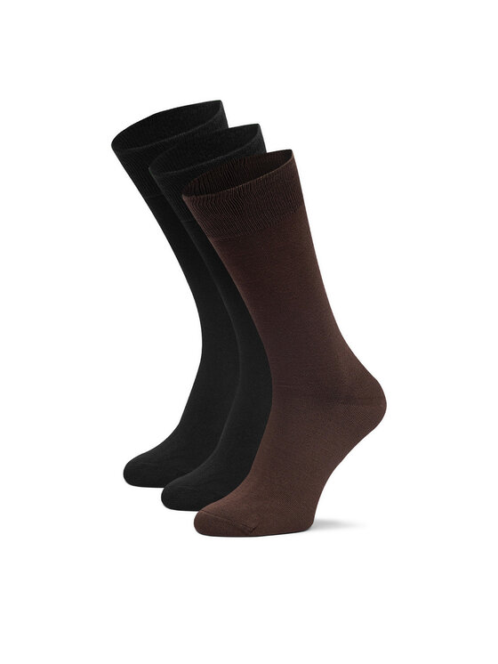 GINO ROSSI Skarpety długie CEO_AS_GR_01_W_AW26 (3-PACK). Czarny