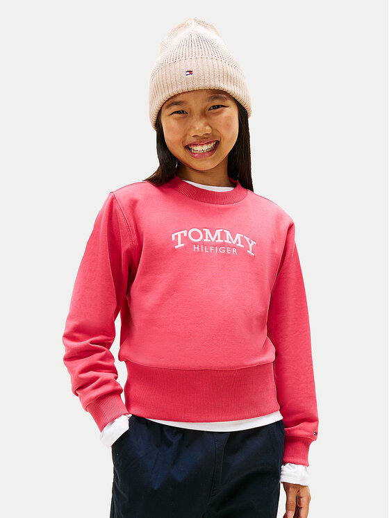 Tommy Hilfiger Bluza KG0KG08989 Różowy Regular Fit