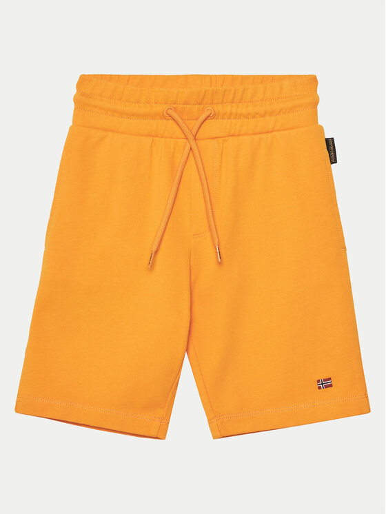 Napapijri Szorty sportowe Nalis NP0A4HK5A701 S Pomarańczowy Regular Fit