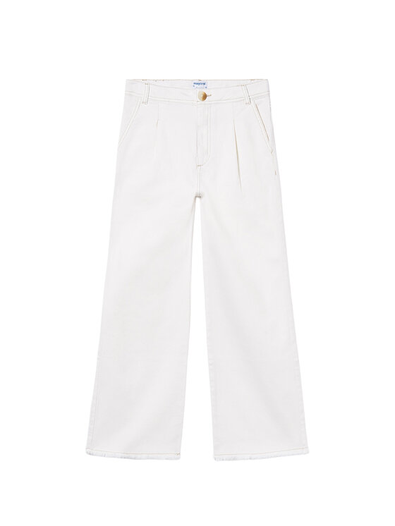 Mayoral Jeansy 6549 Kremowy Regular Fit