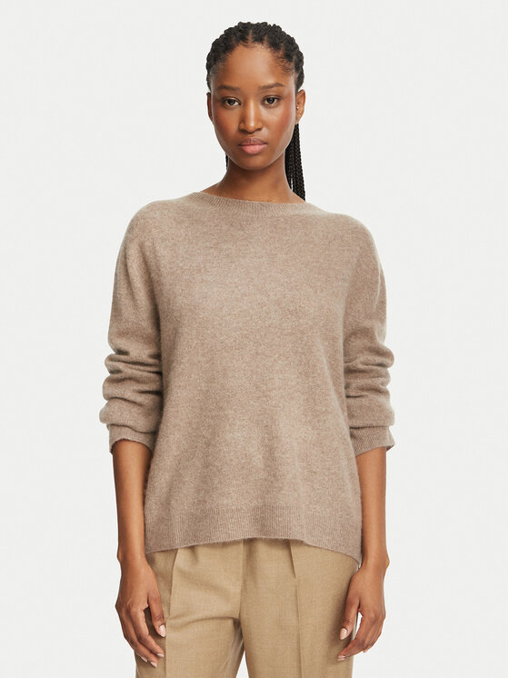 Weekend Max Mara Sweter 2625366072 Brązowy Regular Fit