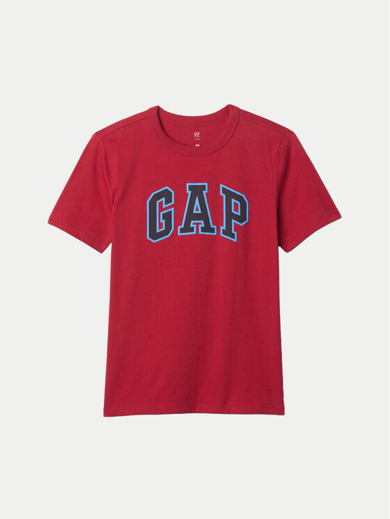 Gap T-Shirt 605364 Bordowy Regular Fit