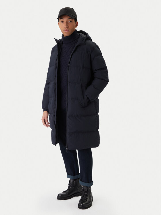 Tommy Hilfiger Kurtka puchowa MW0MW40628 Granatowy Regular Fit