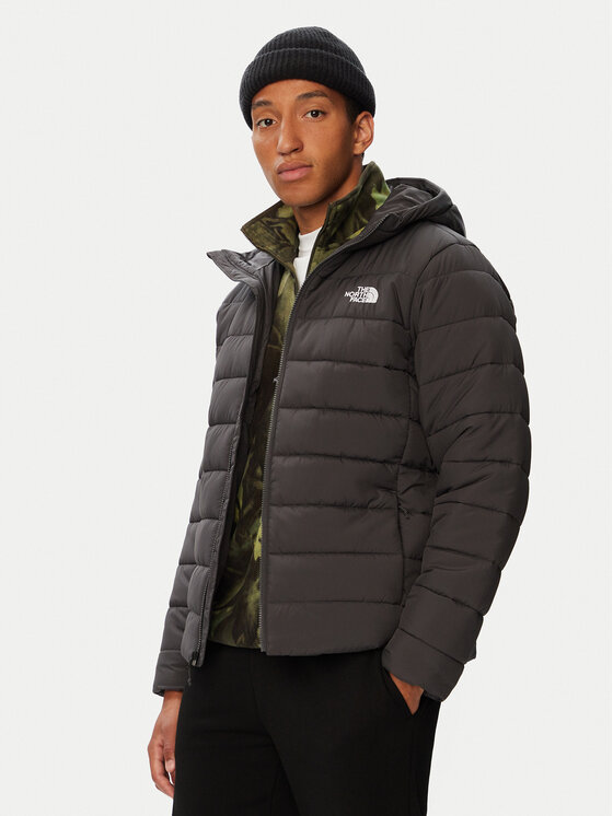 The North Face Kurtka zimowa Aconcagua NF0A8H0K Szary ciemny Regular Fit