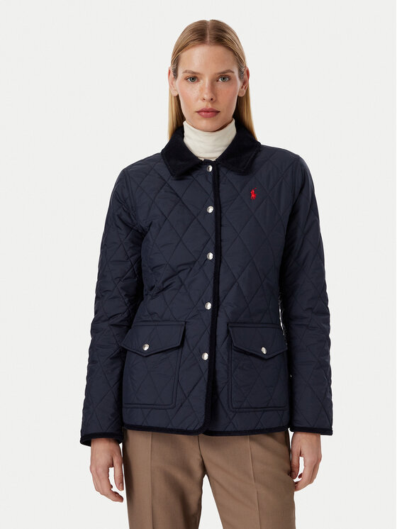 Polo Ralph Lauren Kurtka przejściowa 211B17293002 Granatowy Slim Fit