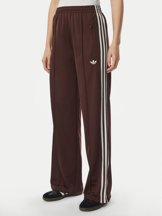 adidas Spodnie dresowe adicolor Firebird KD2526 Brązowy Loose Fit