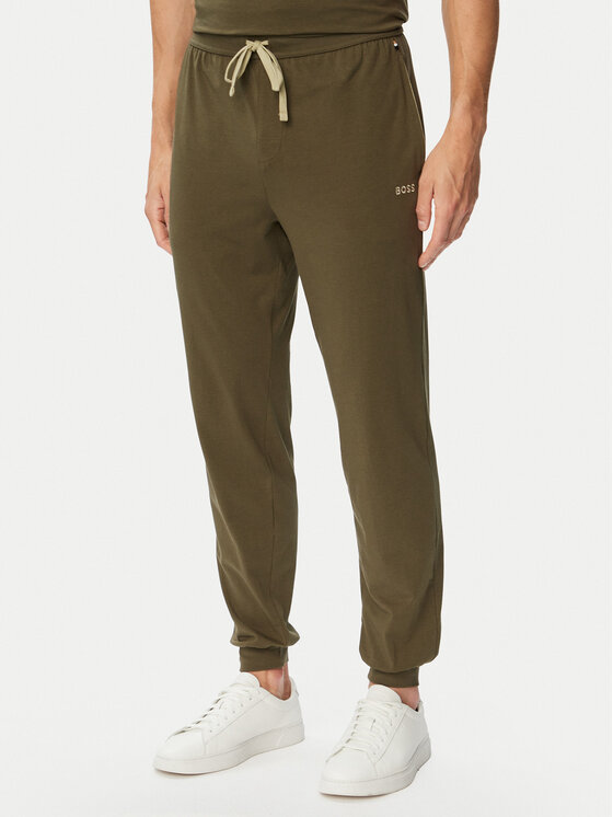 BOSS Spodnie dresowe Mix&Match 50515305 Khaki Regular Fit