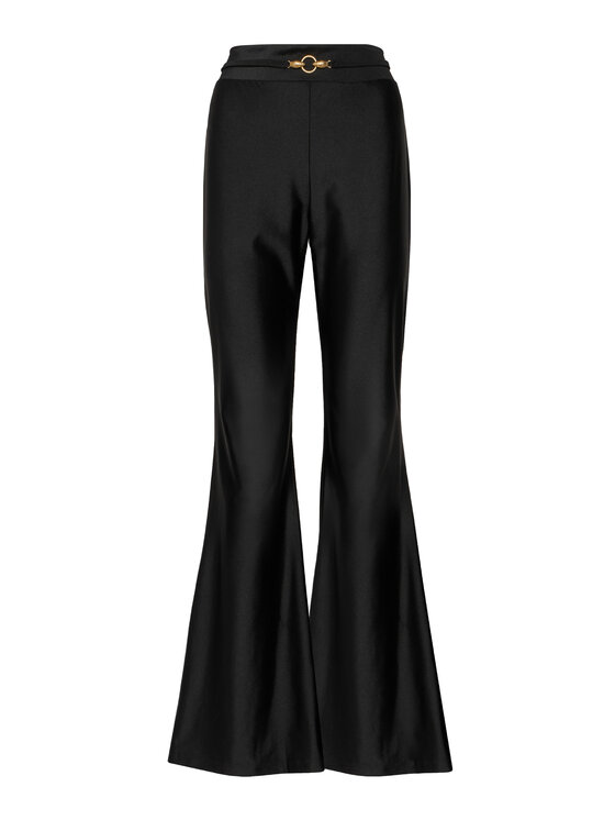 Just Cavalli Legginsy 81PAC101 J0108 Czarny Flared Leg