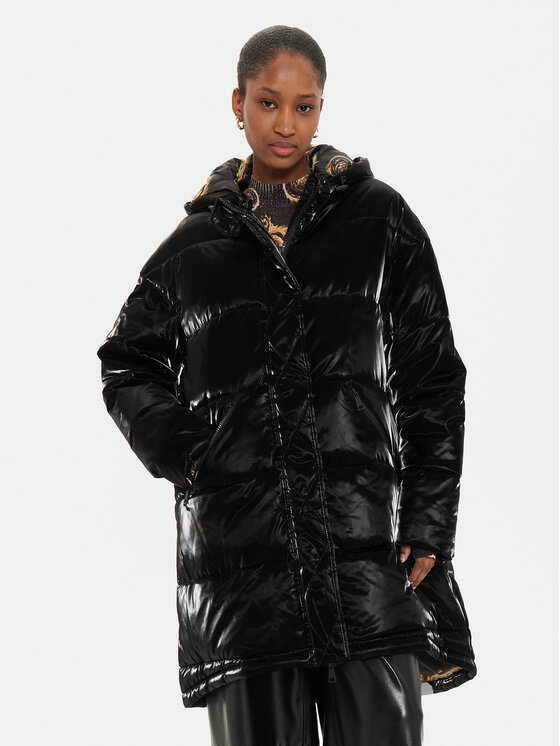 Versace Jeans Couture Kurtka zimowa 77HASD19 Czarny Loose Fit