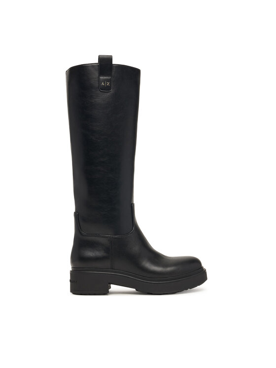 Armani Exchange Kozaki XW003089 AF17451 UC001 Czarny