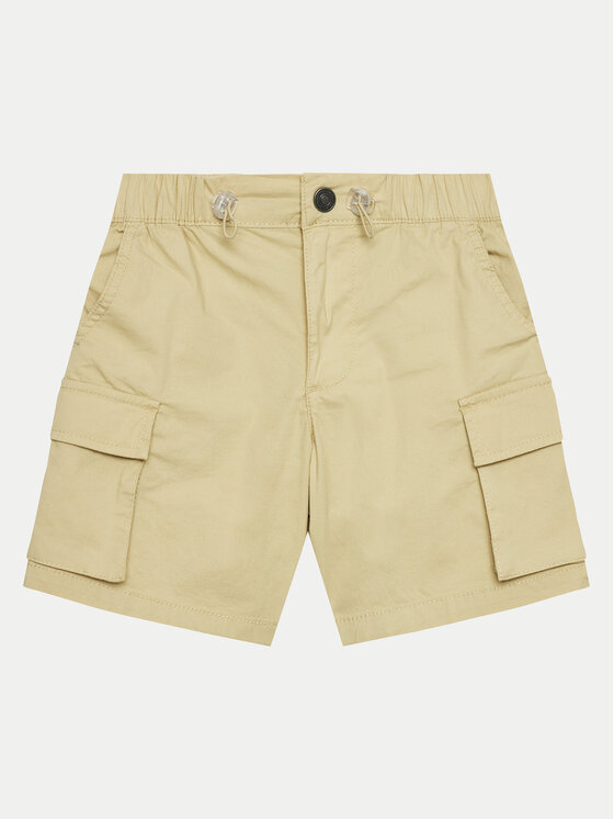 United Colors Of Benetton Szorty materiałowe 4L2VC9031 Beżowy Relaxed Fit