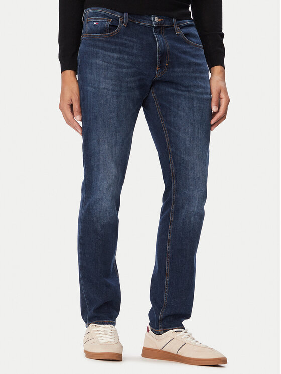 Tommy Jeans Jeansy Scanton DM0DM23479 Niebieski Slim Fit