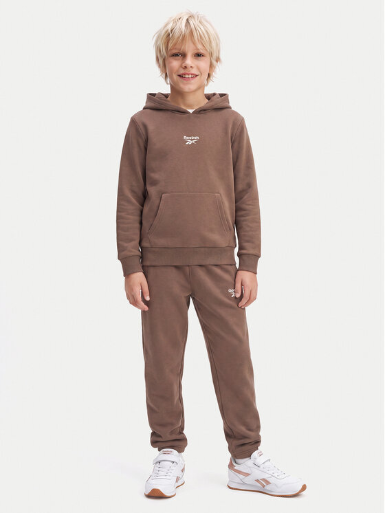 Reebok Komplet dresowy RK95228CCB Brązowy Regular Fit