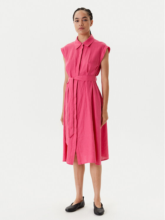 United Colors Of Benetton Sukienka letnia 4AGHDV0B1 Różowy Regular Fit