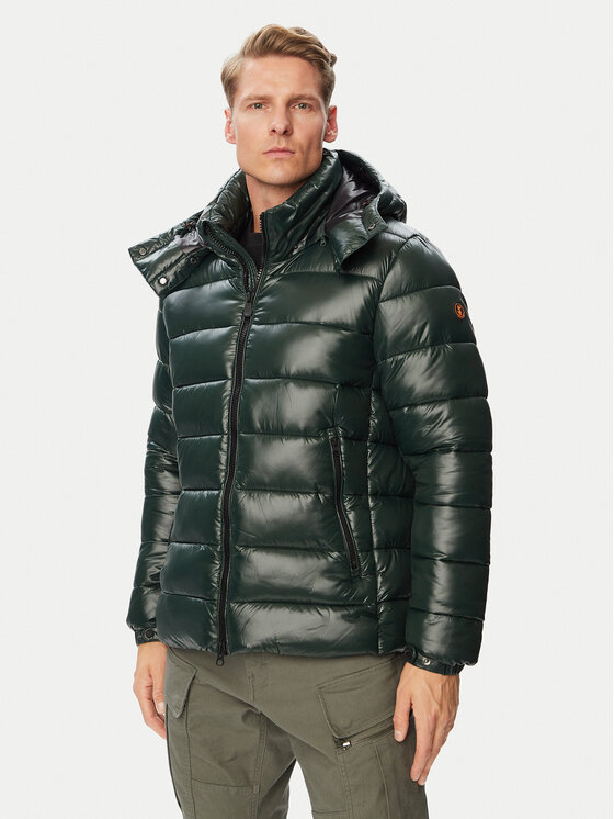 Save The Duck Kurtka zimowa D31653M LOVE21 Zielony Regular Fit