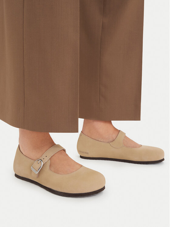 Birkenstock Baleriny Santa Clarita 1031613 Beżowy