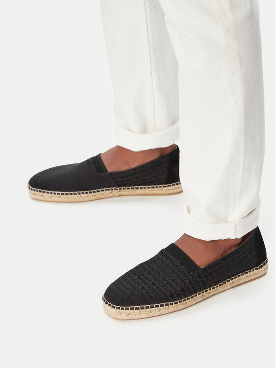 Emporio Armani Espadryle EM005853 AF25529 MC012 Czarny