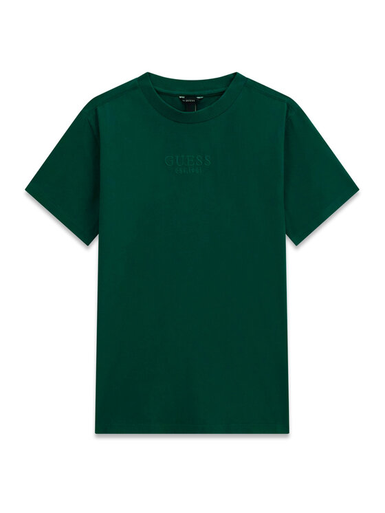 Guess T-Shirt L5RI36 K8HM4 Zielony ciemny Regular Fit