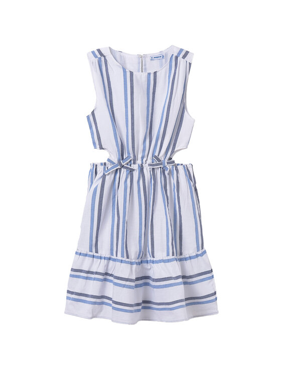 Mayoral Sukienka letnia 6982 Écru Regular Fit