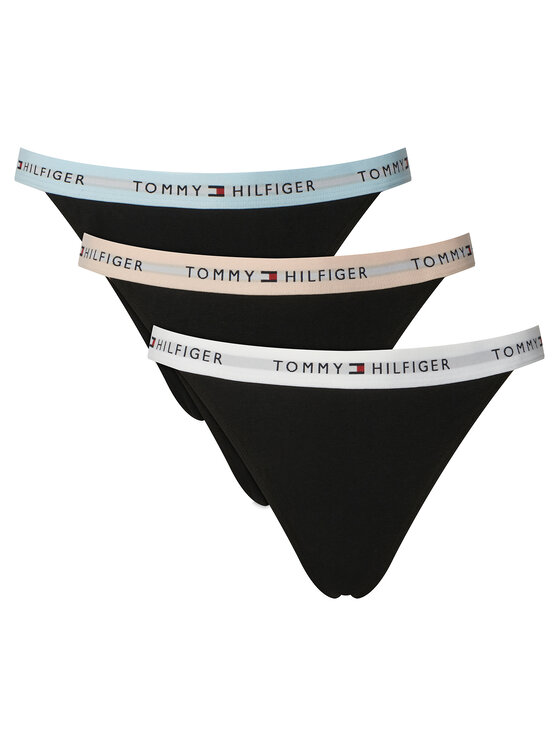 Tommy Hilfiger Komplet stringów UW0UW06518 Czarny