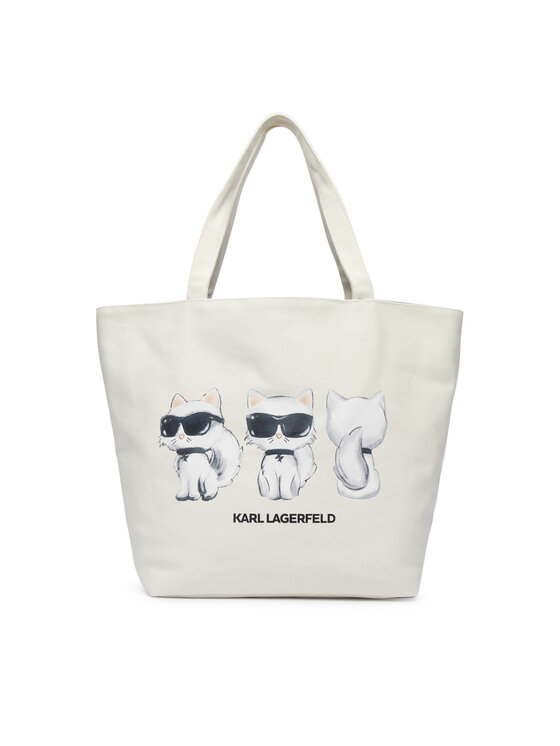 KARL LAGERFELD Torebka B4W50030 Kremowy