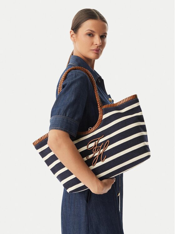 Tommy Hilfiger Torebka AW0AW18400 Granatowy